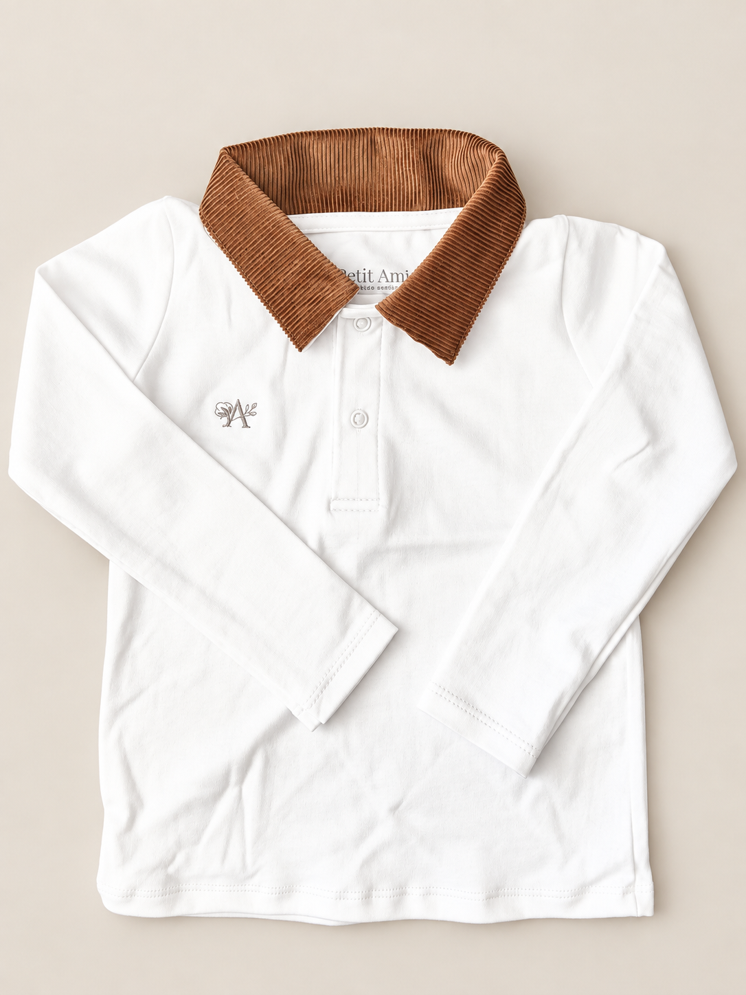 Petit Peter | Polera Cuello Café (ML)